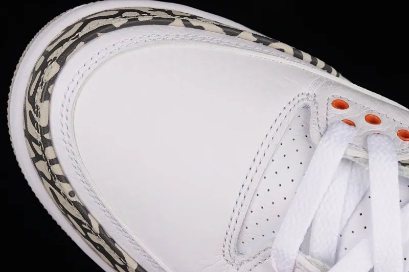 All categories Air Jordan Jordan series basketball shoes Air Jordan 3 pure original version Air Jordan 3 Retro "Knicks" AJ3 Joe 3 Knicks color matching 136064-148